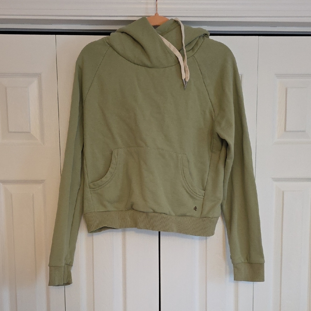 AMPERSAND AVE Olive Hoodie with Drawstrings